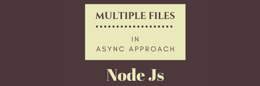 Nodejs read multiple files in async approach and show reading status