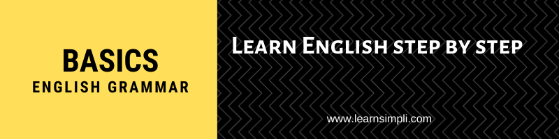 Basics - Learn English step by step