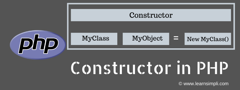 What is constructor in PHP?