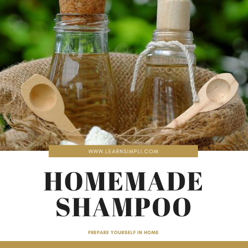 Homemade Shampoo with just 4 easily available Ingredients.