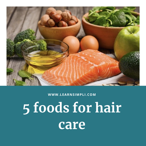 5 foods for hair care