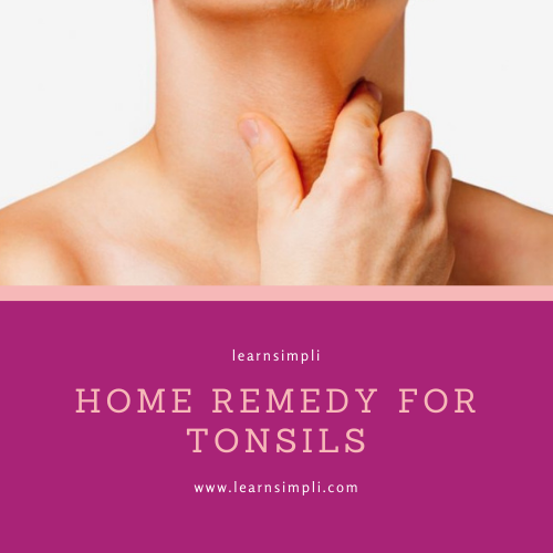 Home remedy for tonsils