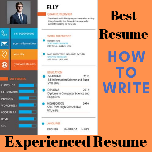 how to write experienced resume