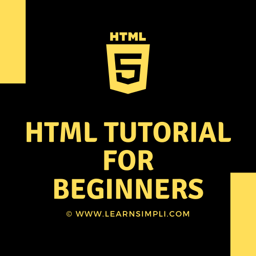 HTML tutorial for beginners