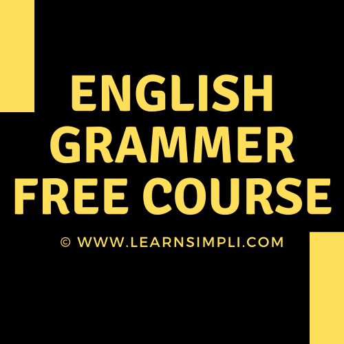 Learn English grammar online free course