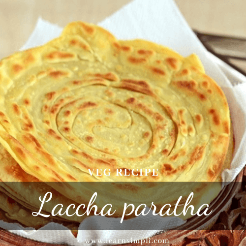 Laccha paratha | how to make laccha paratha | wheat paratha recipe