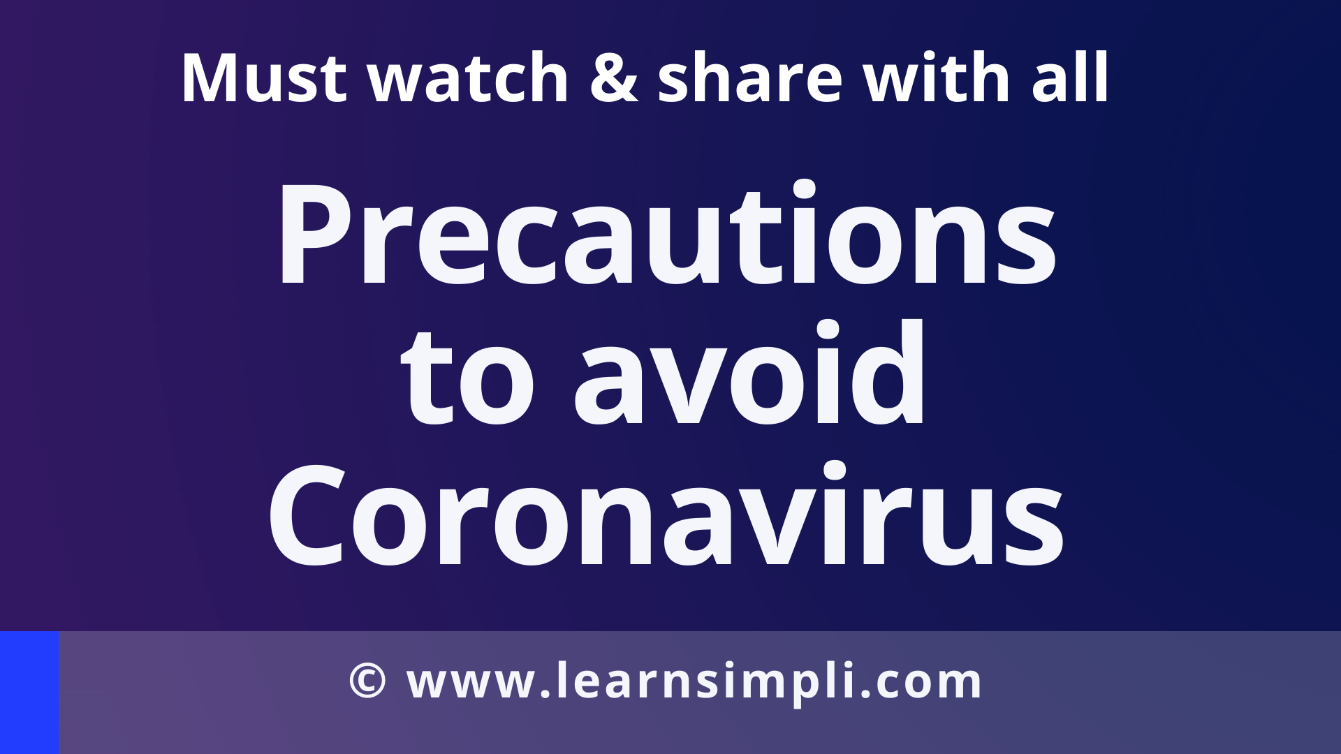 Coronavirus precautions | Safety measures to avoid coronavirus | how to stop corona virus spreading
