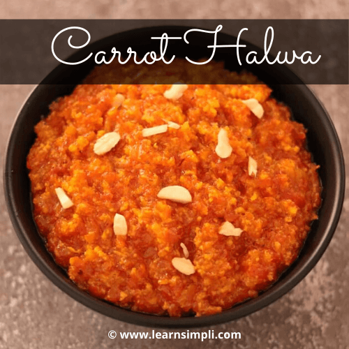 Gajar ka halwa recipe | how to make gajar halwa | carrot halwa recipe