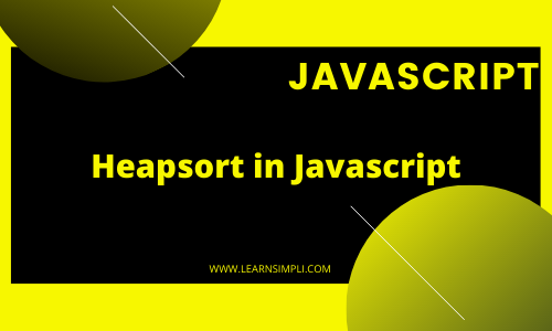 Heapsort in Javascript
